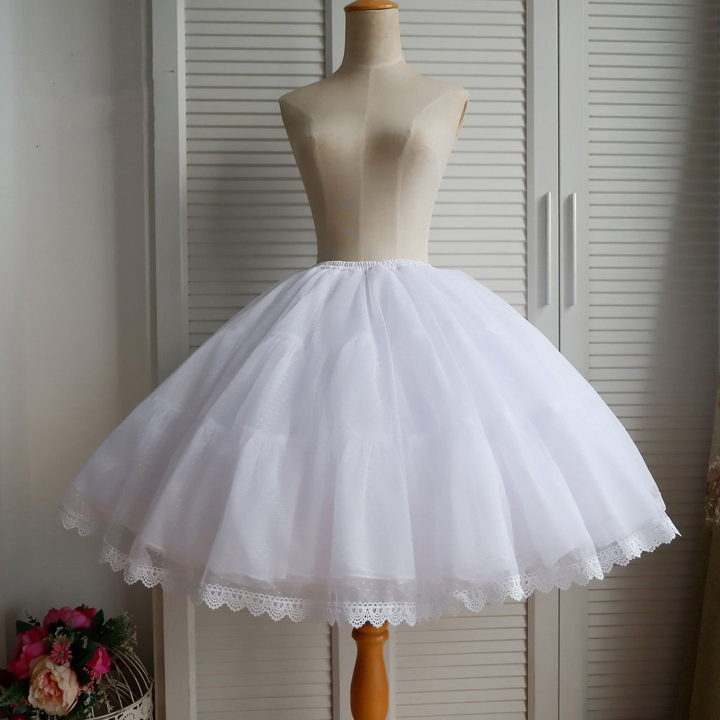 60 Meters A-Line 5 Layers Lolita Petticoat, 21.7" (55 cm) - image 1