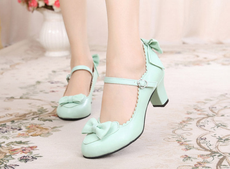 Kawaii Lolita Round Toe Shoes - image 1