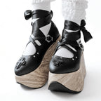 Puppet Lullaby - Gothic Cross Rocking Horse Platform Shoes - image 7