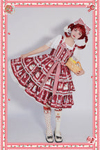 Strawberry Tea - Tiered Ruffles Lolita JSK - image 1