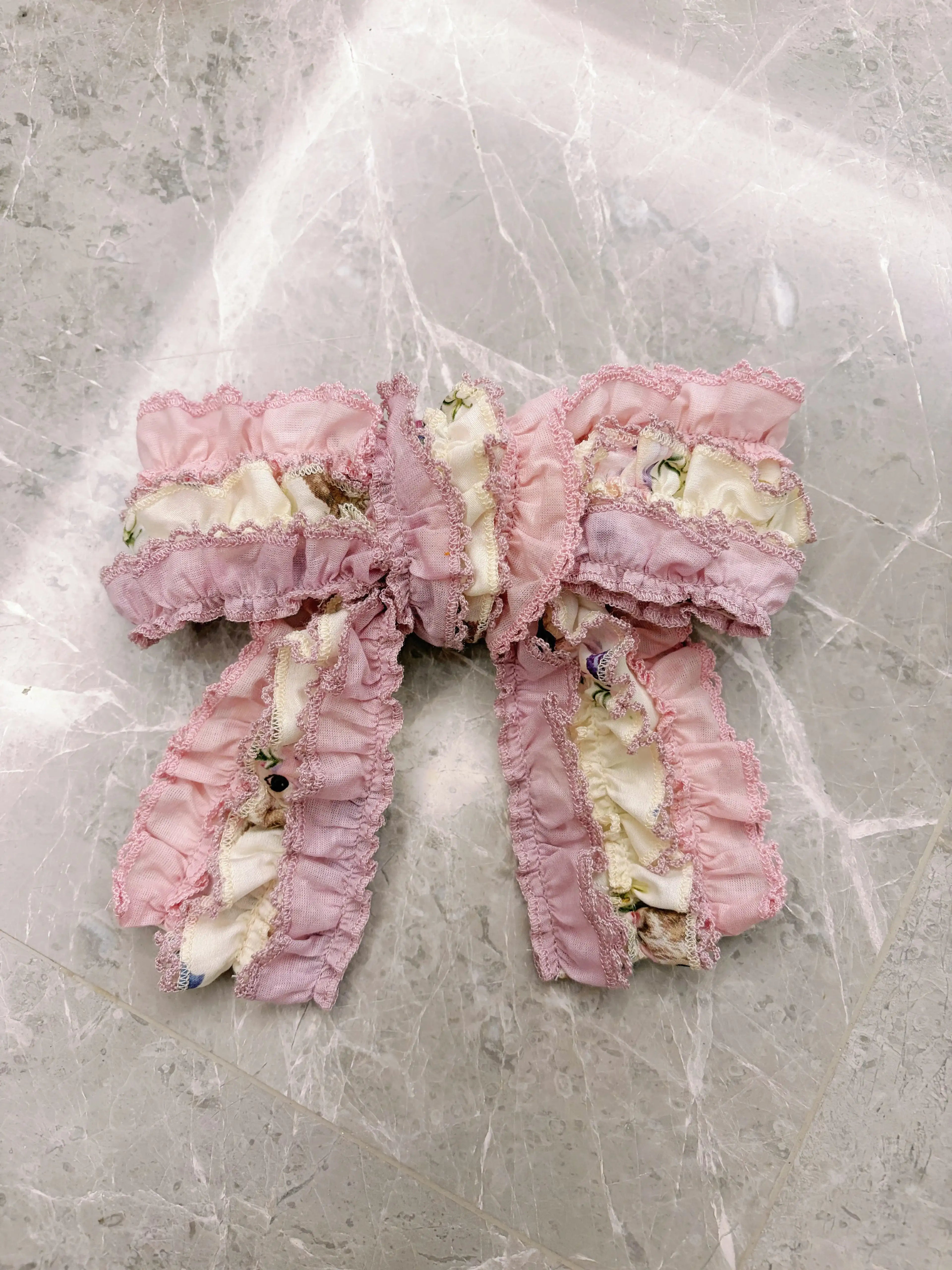 Be My Sweetheart Floral Tiered Sweet Lolita OP JSK Dress and Accessories - image 17