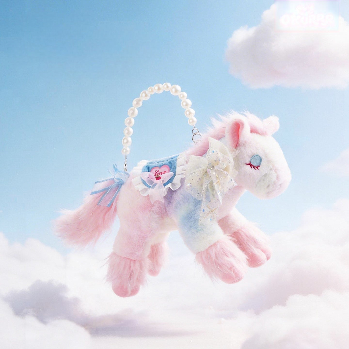 Marshmallow Pony Nini - Plush Crossbody Bag Gift Box Set - image 2