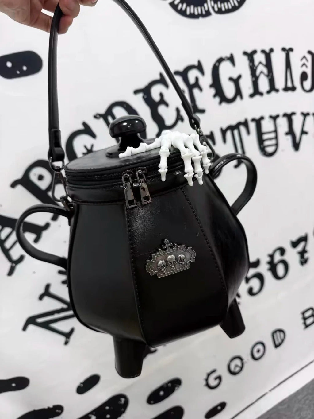 Gothic Cauldron - Skull-Claw Handbag and Crossbody Bag - image 10