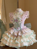Cupid's Floral Whisper Fairycore Dress and Accessories - image 9