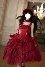 The Summer Waves Sparkle - Classic Lolita Top & Skirt Set - image 13