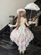 Pastel Big-Bow Train Lolita Dress - image 2