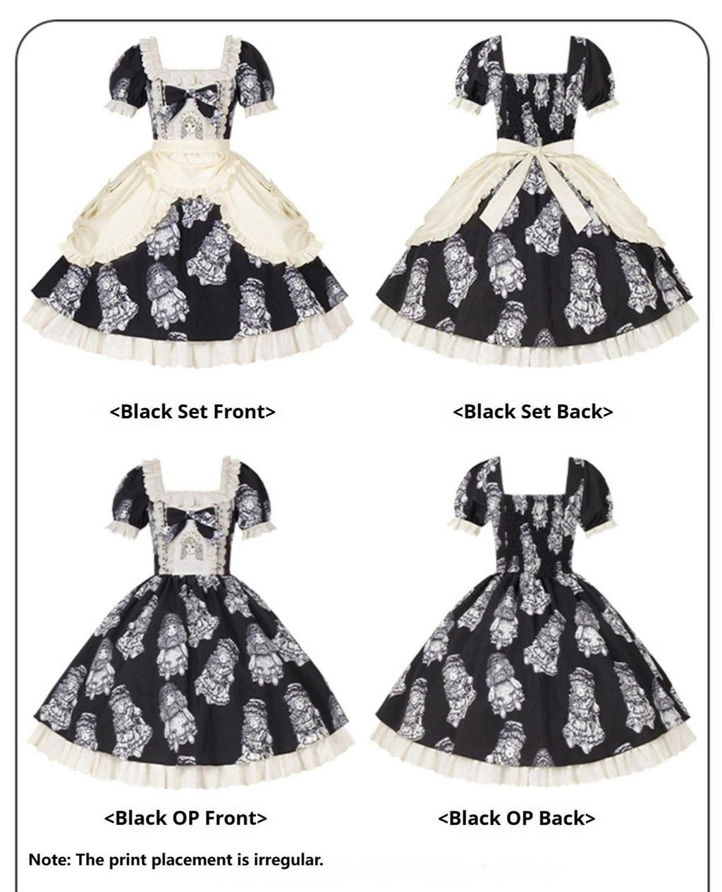 Doll Night - Vintage Twin Lolita OP Dress Embroidered Doll Dress - image 12