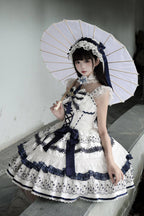 Mandarin Duck Rhapsody Oriental Sweet Lolita JSK Dress - image 8