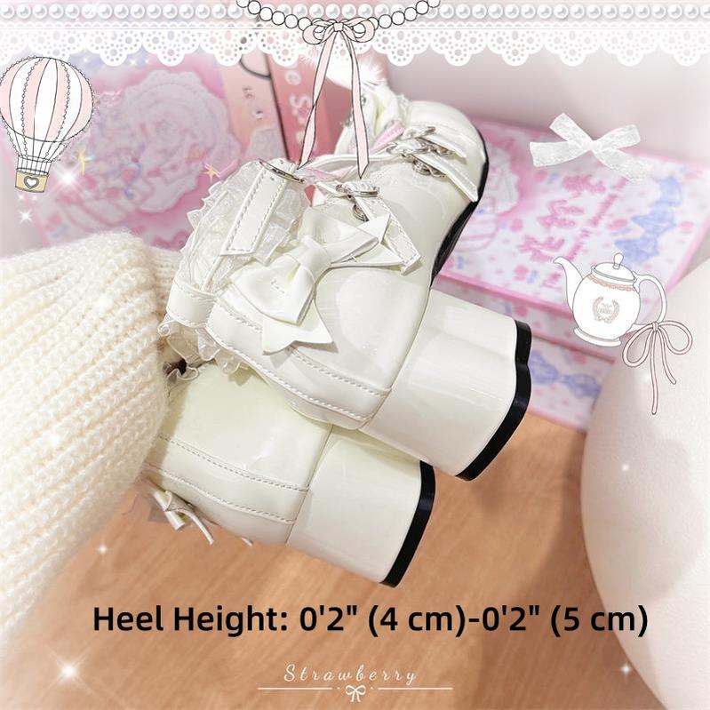Showa Dreamland - Sweet Lolita Heels, Cute Claw-Shaped Heels - image 7