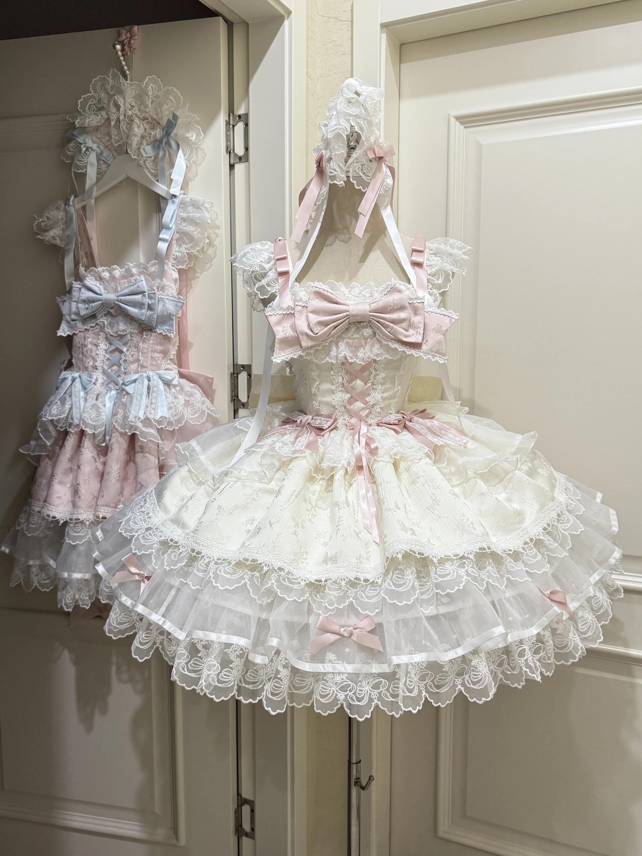 Fleeting Isle - Sweet Lolita Ballet Style JSK Dress - image 3