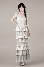 Bionic Doll - Gothic Lolita Fishtail Skirt & Corset Full Set - image 25