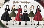Vintage Lolita Fishbone Halter Skirt and Autumn Jacket - image 23