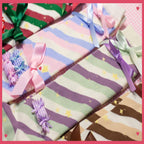Macaron Lolita Cute Stripe Socks - image 14