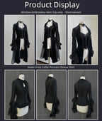 Night Traveler - Classic Gothic Lolita Dress with Stained Glass Window Print - image 46