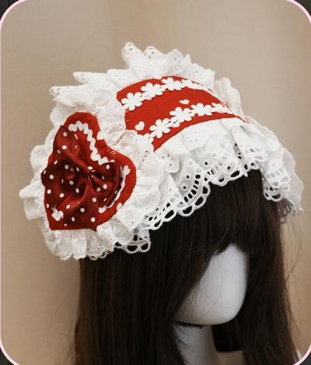 Maiden's Heart Knot - Old School Lolita BNT, Hairband, Cuffs and Hairclip Collection - image 5
