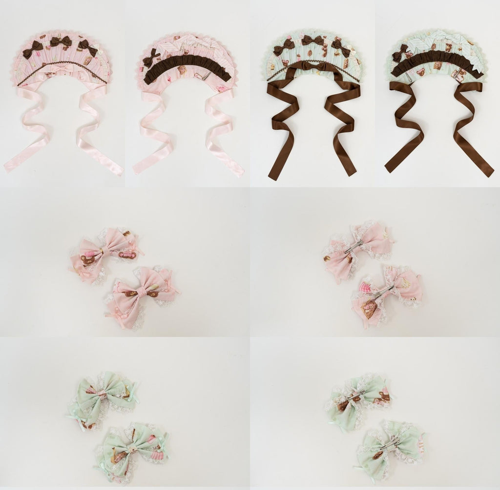 Dream Teahouse - Dessert Print Kawaii Lolita OP Dress Suit - image 50