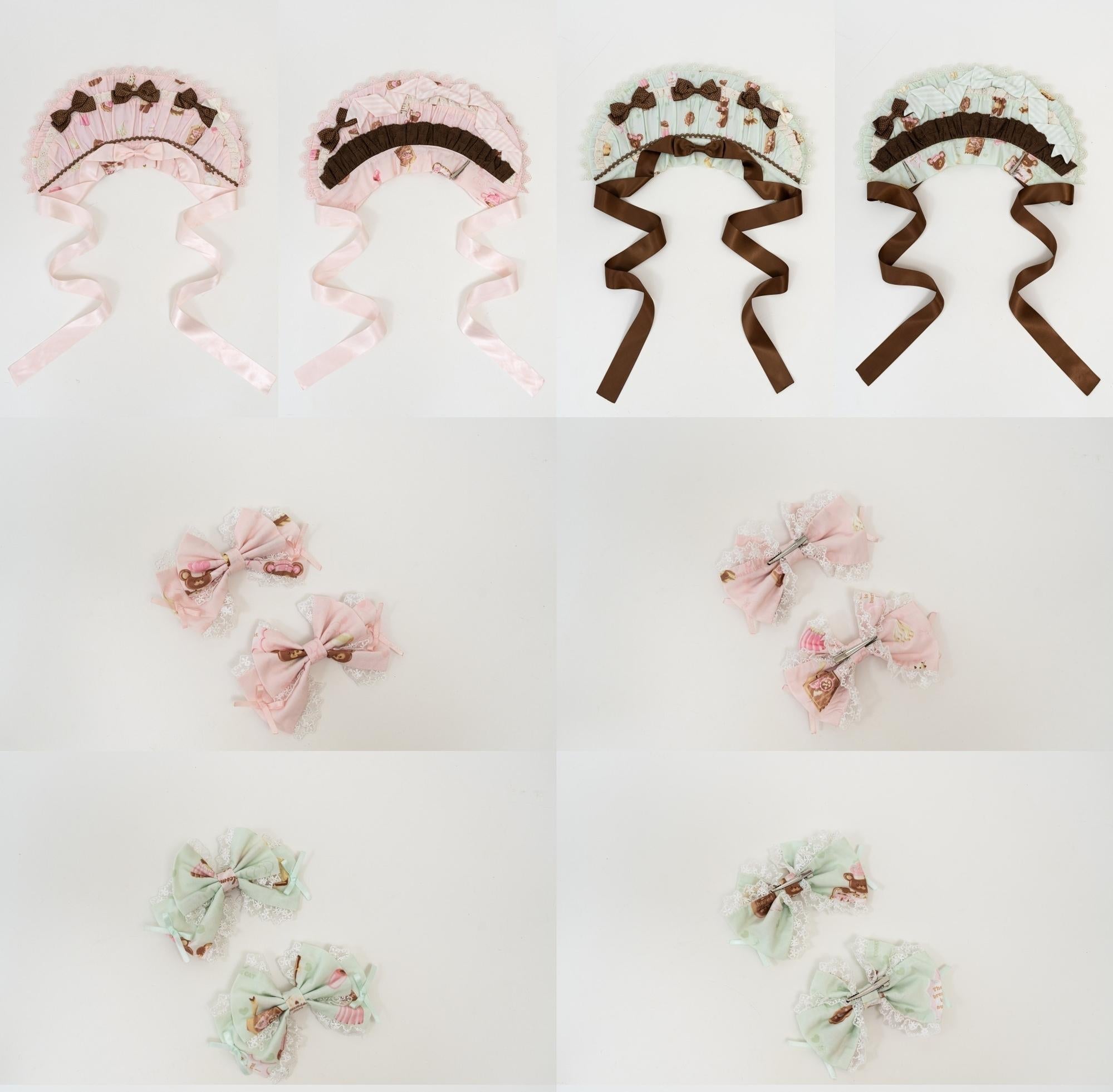 Dream Teahouse - Dessert Print Kawaii Lolita OP Dress Suit - image 50
