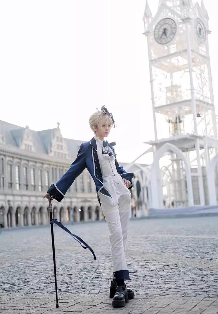Coffin of Pilgrimage - Medieval European Ouji Lolita Shirt & Pants Suit - image 38