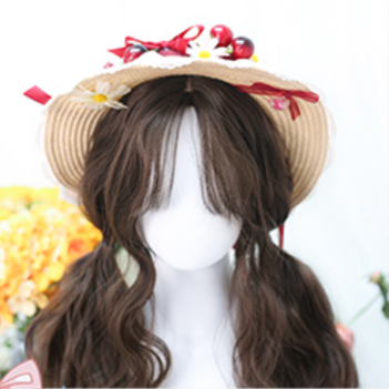 Waffle Curly Lolita Wig with Splayed Bangs - image 9