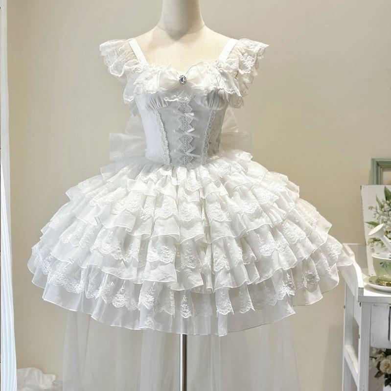Phoenix Rise - Sweet Lolita Wedding JSK, Bullet Dress Inspired - image 11