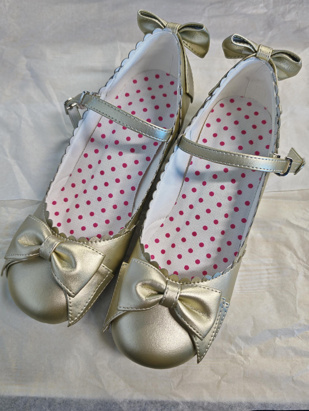 Round Toe Lolita Shoes Sweet Bow Design Size 33-41 - image 33