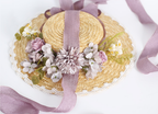 Xiaogui Flower Bow Lace Lolita Sunhat - image 2