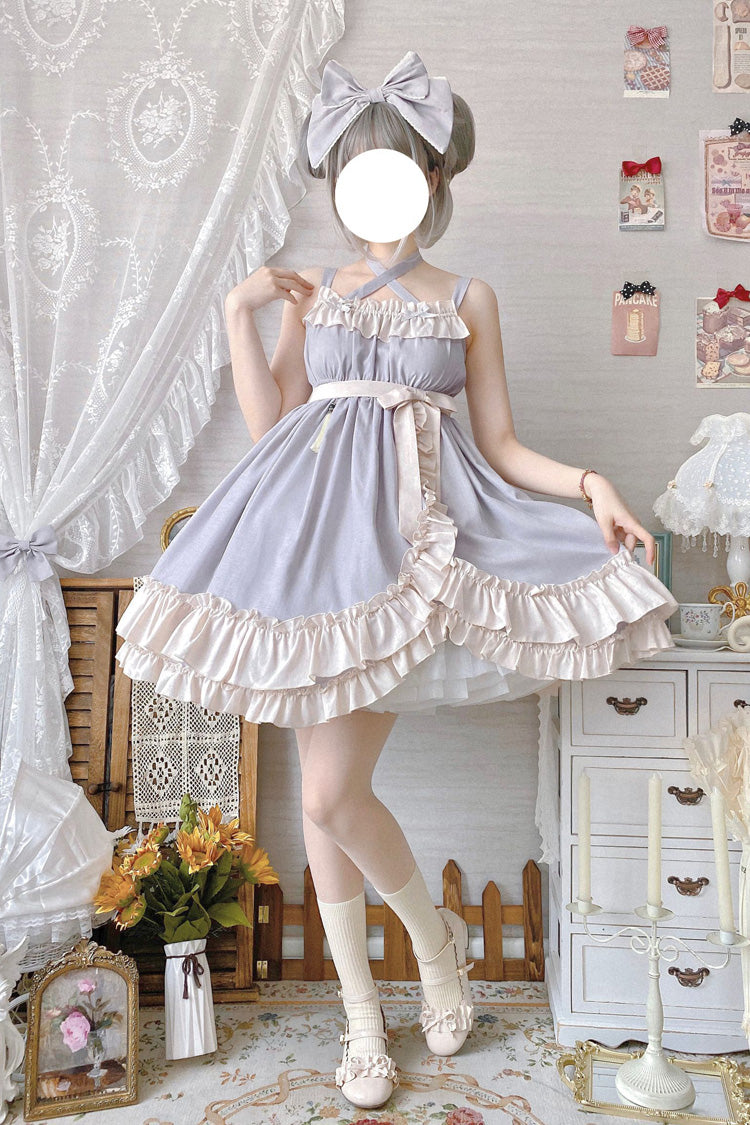 Monet Estate Sweet Lolita JSK Dress in Grey - image 2