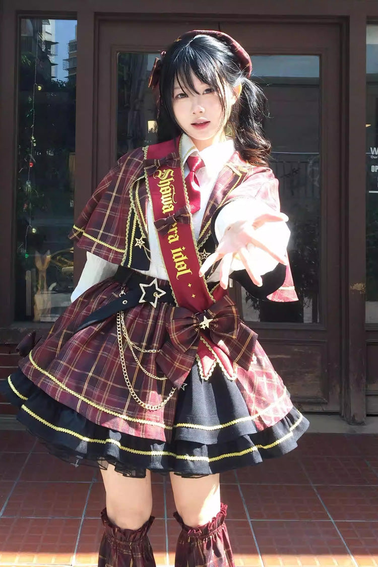 Shōwa Little Idol - Classic Lolita Top, Skirt & Cloak Set - image 1