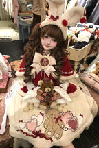 New Year - Sweet Lolita JSK, Skirt, Top and Rabbit-Ear Cloak Collection - image 2