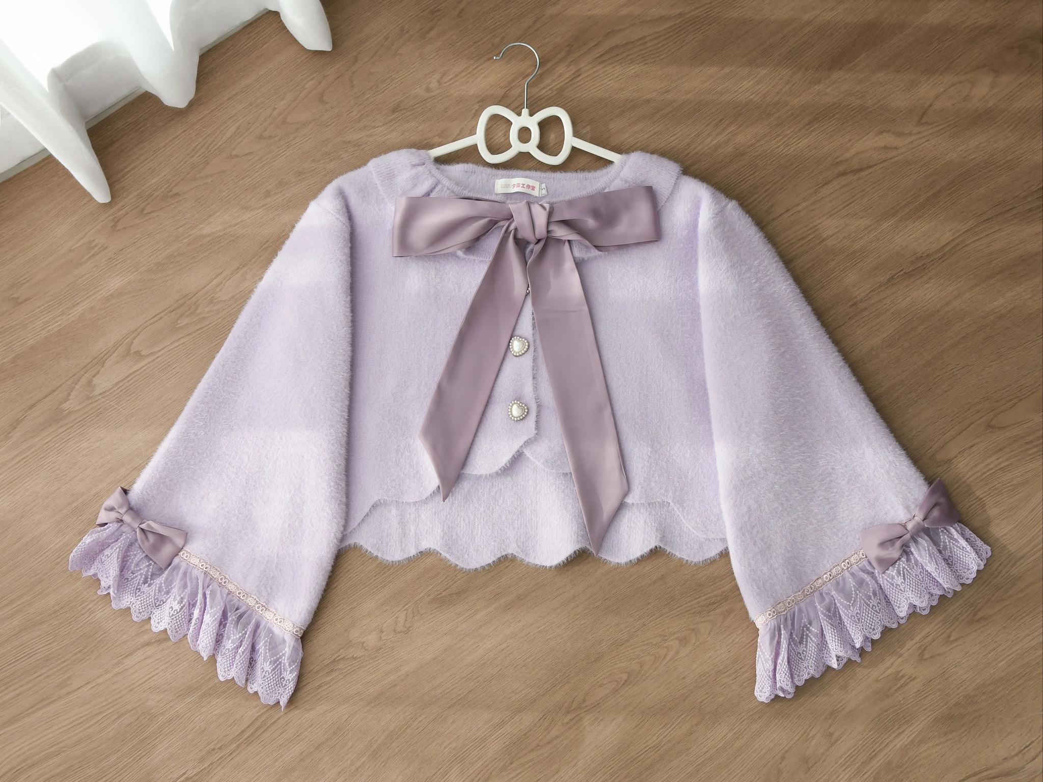 Qian's Letter - Sweet Lolita Winter Cardigan Sweater - image 36