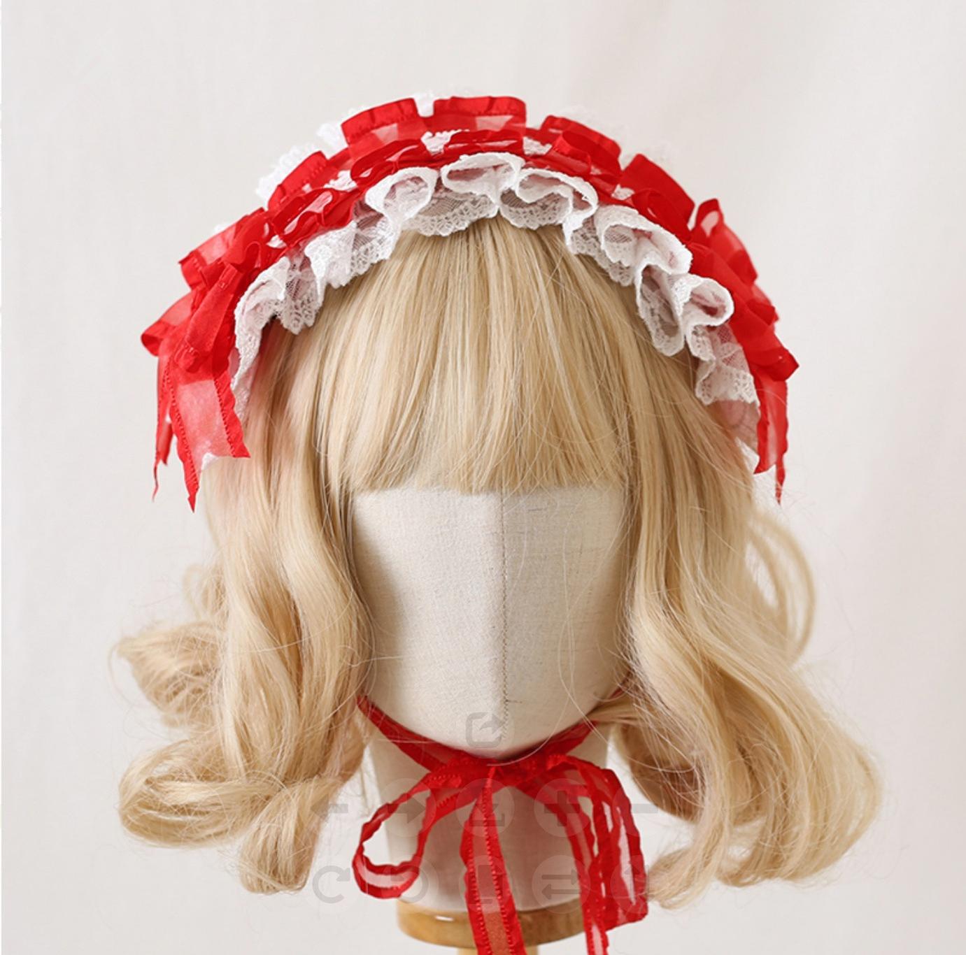 Mood Limited - Elegant Lolita Headdress Bow Lace KC - image 11