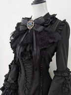 Immortal Bird Black Gothic Lolita Blouse SK Set - image 5