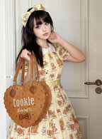 Bear Cookies - Kawaii Lolita Bag, Embroidery & Bow - image 14