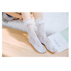 Summer Thin See-throug Lace Lolita Socks - image 2