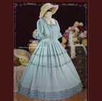 Vintage Prom - Elegance Pin Tucks Lolita OP Dress - image 12