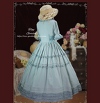 Vintage Prom - Elegance Pin Tucks Lolita OP Dress - image 14
