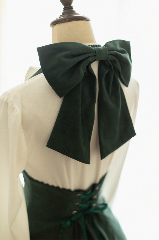 South of the Forest Vintage Classic Lolita Halter JSK and Blouse Series - image 22