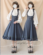 South of the Forest Vintage Classic Lolita Halter JSK and Blouse Series - image 6