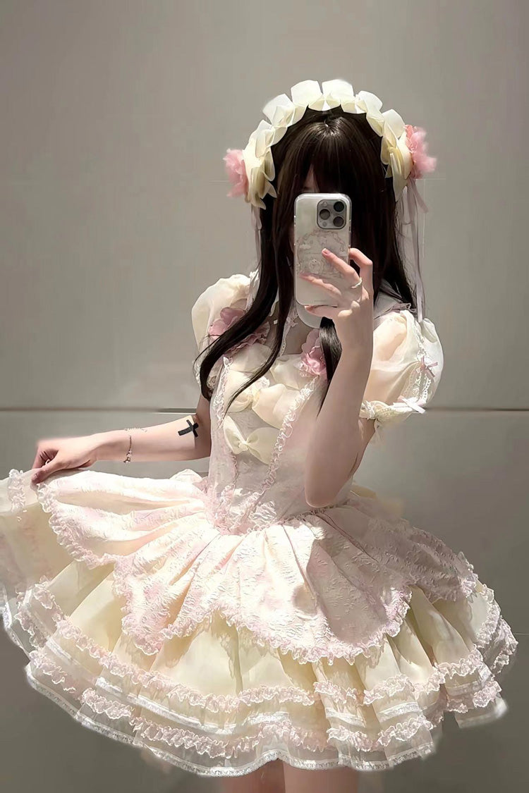 Jasmine Rain - Sweet Polka Dot Lace Lolita JSK Dress - image 2