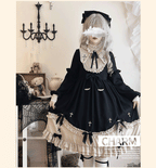 Plus Size Lolita Winter OP Dress, Long Sleeve - image 7