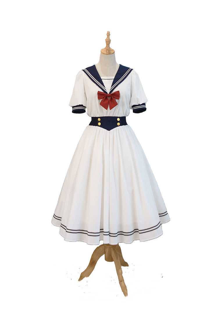 Sea and Wind - Retro Sailor Lolita OP Dress Version 1.0 - image 22