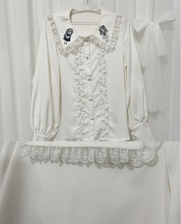 Corroding the Heart - Ouji Lolita Shirt Suspenders Shorts Collection - image 26