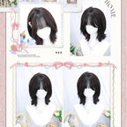 Daily Short Lolita Wig With French-Style Shoulder-Length Wavy - image 5