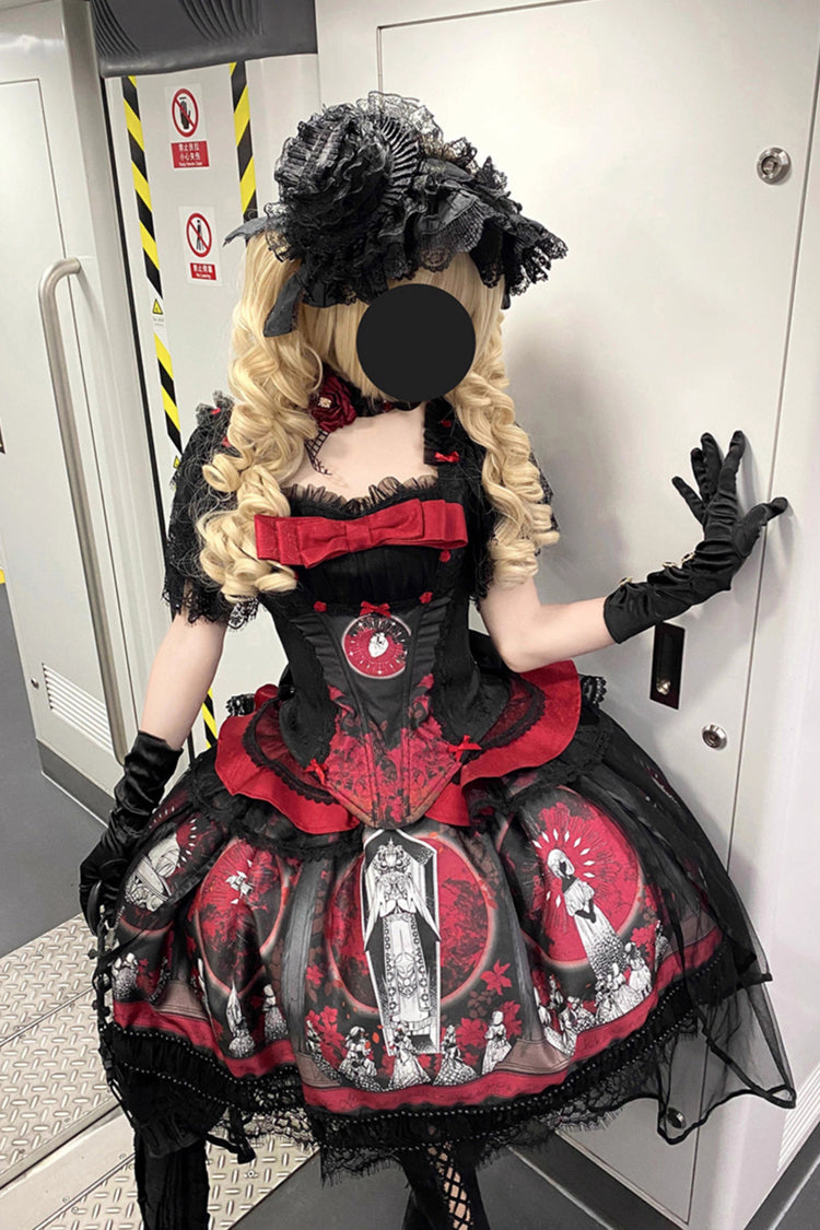 Dark Moon Corridor - Gothic Lolita Dress-Skirt - image 8