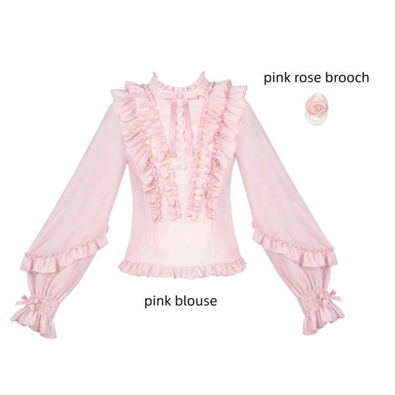 Blake - Boning Gothic Lolita Mermaid Skirt, Lifted-hem SK and Accessories - image 26