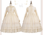 The Spring - Cotton Lolita OP Dress with Long Sleeve - image 24