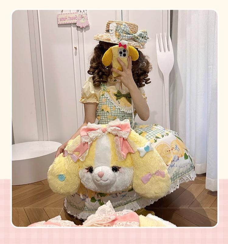 Pakcoco - Kawaii Lolita Bag, Plush Backpack - image 8