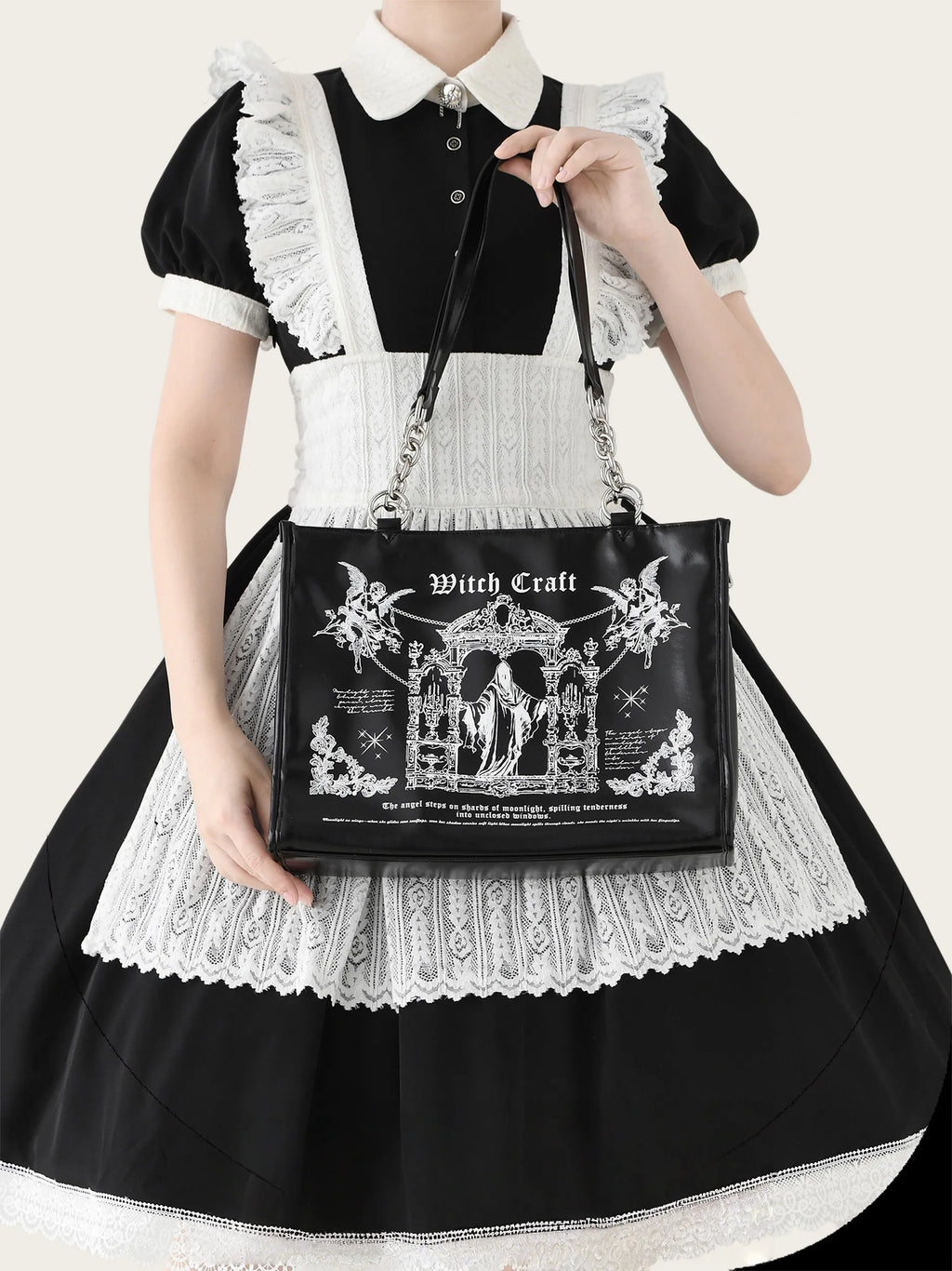 Sacred Oath - Large Printed Gothic Ita Shoulder Bag - image 13