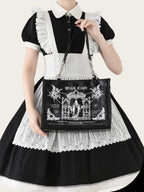 Sacred Oath - Large Printed Gothic Ita Shoulder Bag - image 13