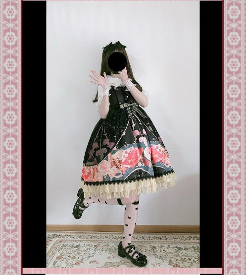 Clock Encounter - Summer Lolita JSK Dress - image 11